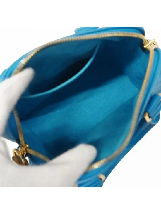 Louis Vuitton Handbag Nanogram Speedy Bandouliere 20 Blue 2-Way Bag - Picture 4 of 9